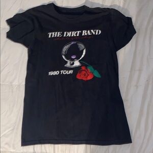 Vintage Nitty Gritty The Dirt Band Tour Promo Single Stitch Graphic T-shirt